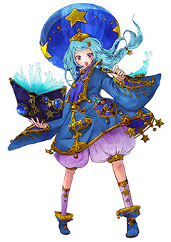 ファンタジー 女の子 キャラクター イラスト 1158 Gambarsaefja