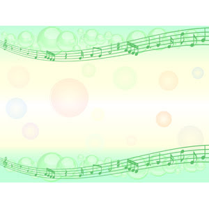 ユニークフリー素材 背景 音符 無料イラスト集