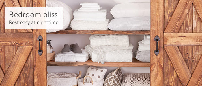 Bedroom bliss. Find the guide to bedding basics.