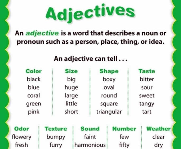 Contoh Adjective Noun - Contoh Moo