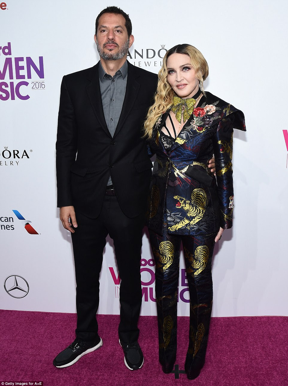 Star power: Guy is Madonna's long-time manager (pictured in December 2016)