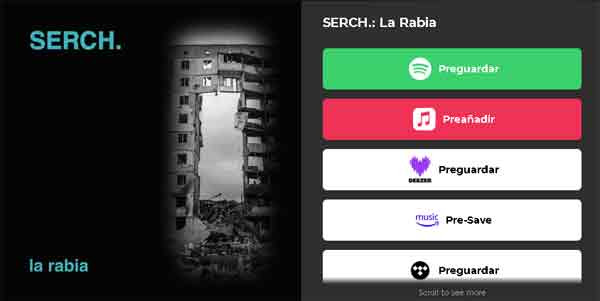enlaces a La Rabia de SERCH.