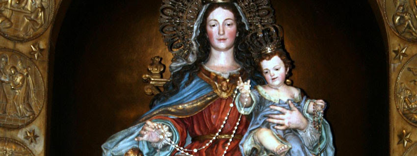 Virgen del Rosario, dominicos
