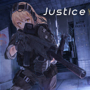 軍服 クール 銃 かっこいい 女の子 イラスト 2438