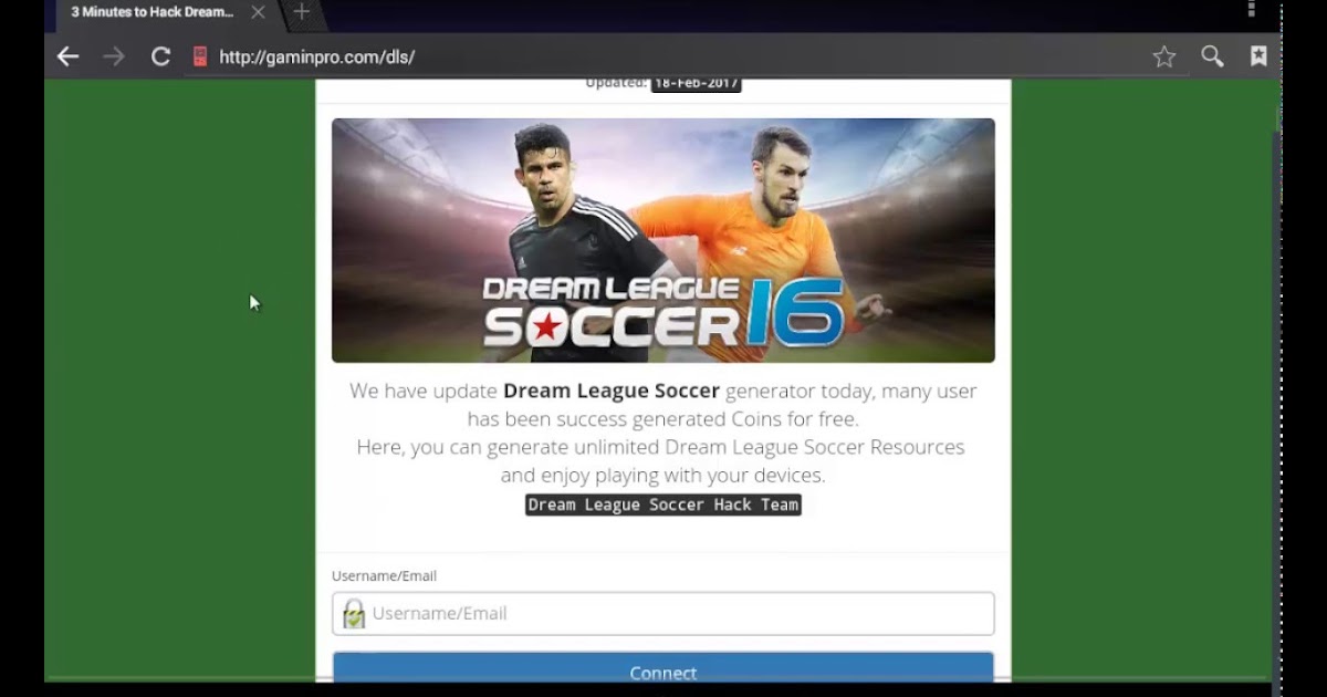 Generator Dls.Gamescheats.Online Server Of Dream League ... - 