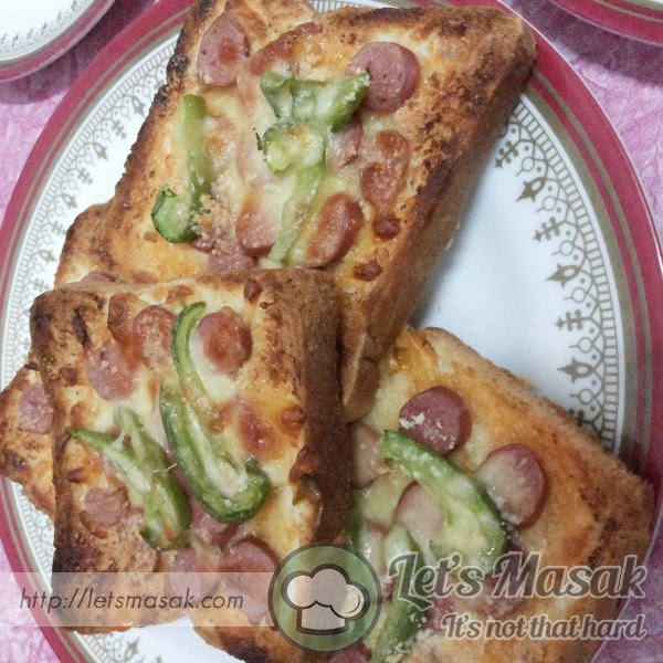 Resepi Pizza Ayam Roti Gardenia - Gapura N