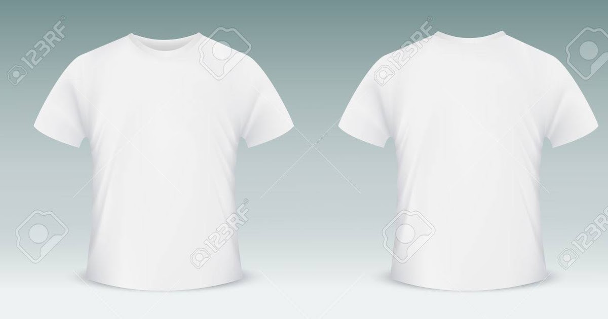 Download New White T Shirt Front And Back Template - wallpaper craft