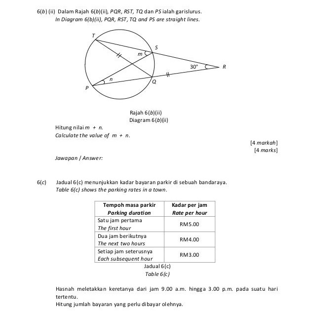 Contoh Kertas Soalan Matematik Pt3 2019 - Omong r