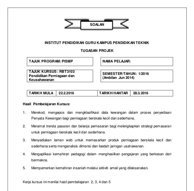 Contoh Soalan Temubual Kerja Kursus Sejarah Pt3 2018 - M 