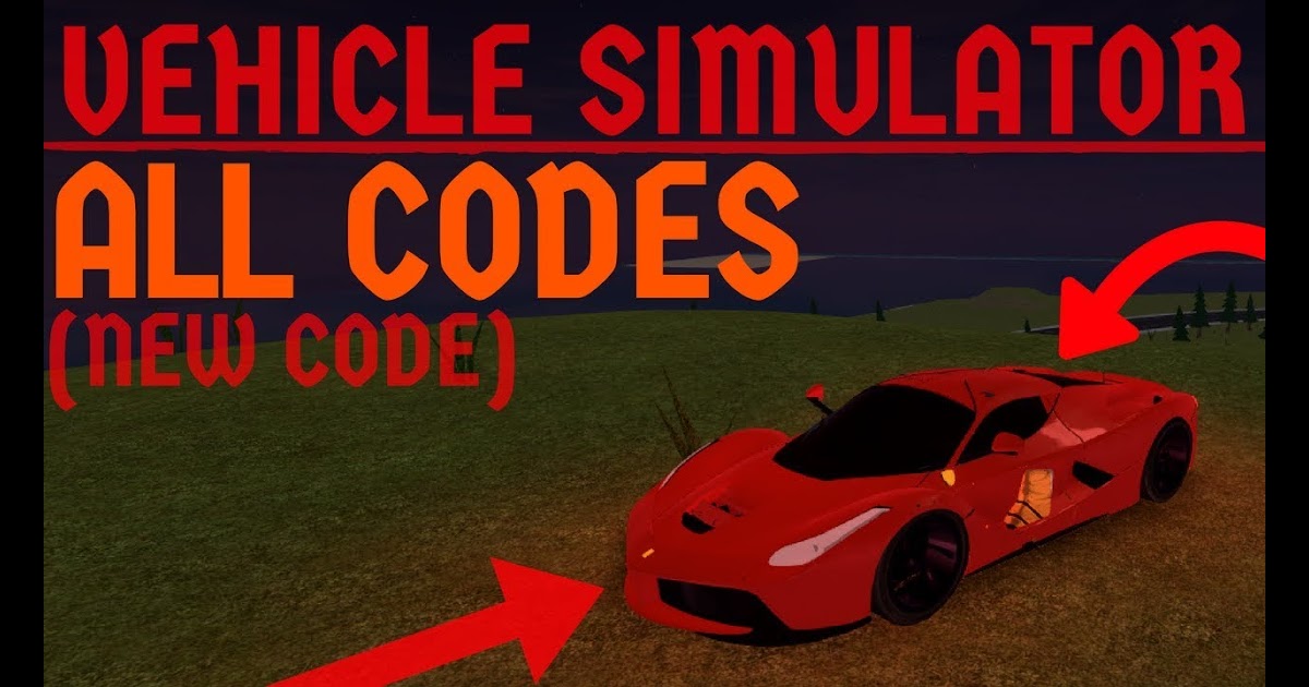 Redeem Codes For Roblox Vehicle Simulator Does Buxgg Work - new march 2019 roblox vehicle simulator codes