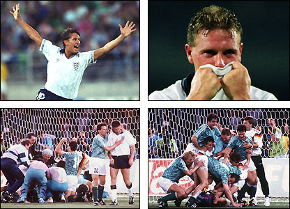 The 1990 fifa world cup final was a football match played between west germany and argentina to determine the winner of the. Bbc Sport Football World Cup Semi Final 1990 Br Turin Italy