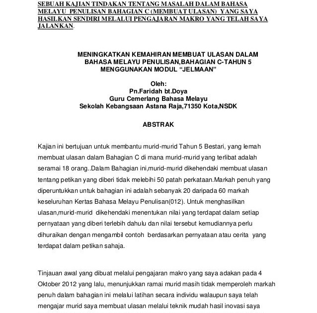 Contoh Soalan Jurnal Am - Soalan bn