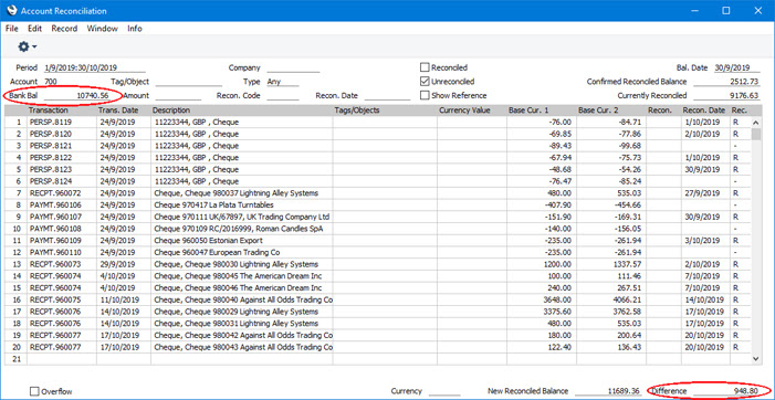 A bank reconciliation helps ensure that your ending bank statement and your general ledger account are in balance. Hansaworld Integrated Erp And Crm