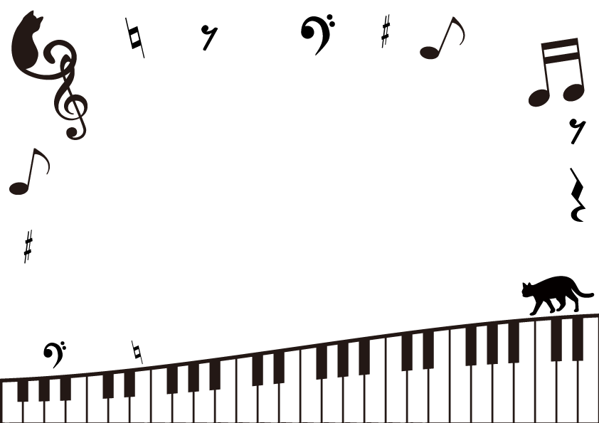 動物の画像について 無料ダウンロード鍵盤 イラスト おしゃれ