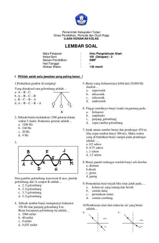 Contoh Soal Essay Ipa Kelas 7 Semester 2