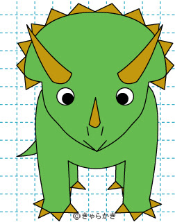 ユニーク恐竜 イラスト 書き方 アニメ画像