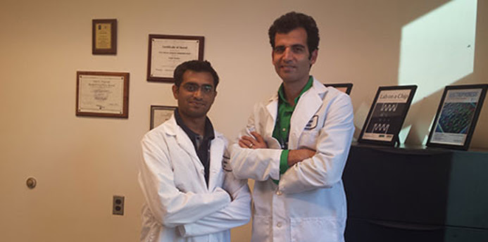 Sultan Khetani With Dr. Hadi Shafiee