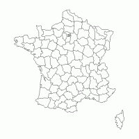 Carte De France Vierge Departement រ បភ ពប ល ក Images
