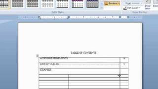 24 table of contents pdf doc free premium templates. Table Of Contents Apa Youtube