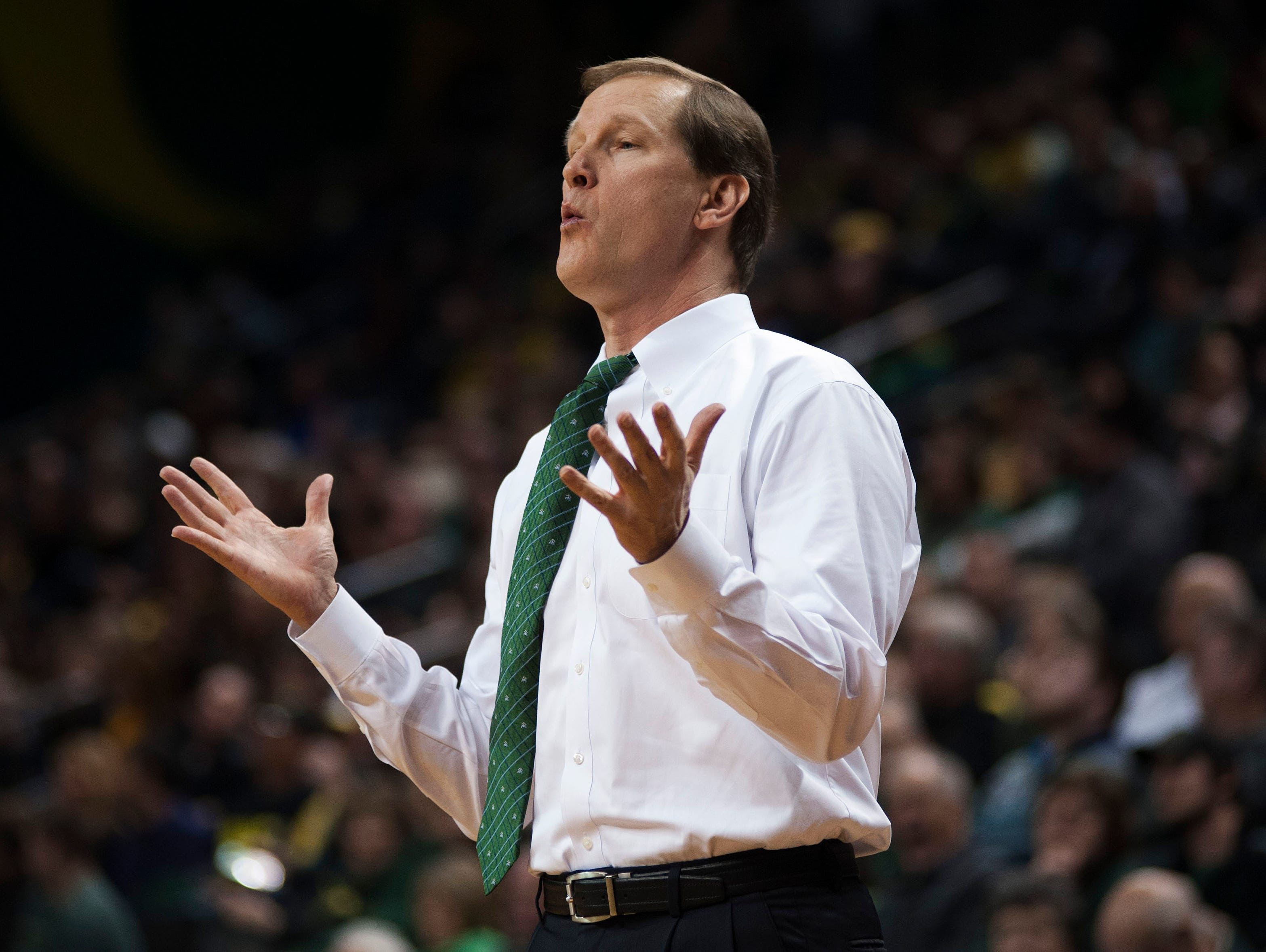 Dana Altman has been the men's basketball coach at Oregon since 2010.