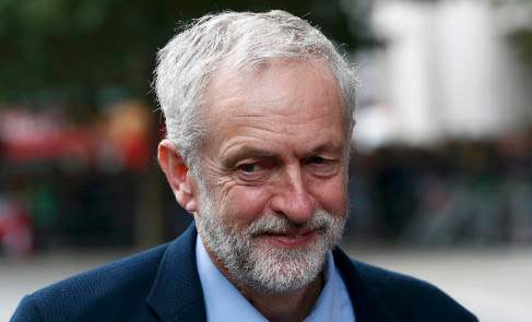 El líder  laborista, Jeremy Corbyn