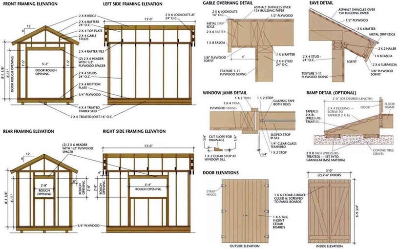 Building Plans For A 10x12 Storage Shed