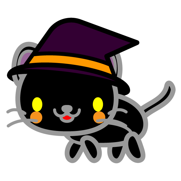 最高かつ最も包括的な黒猫 イラスト かわいい 美しい花の画像