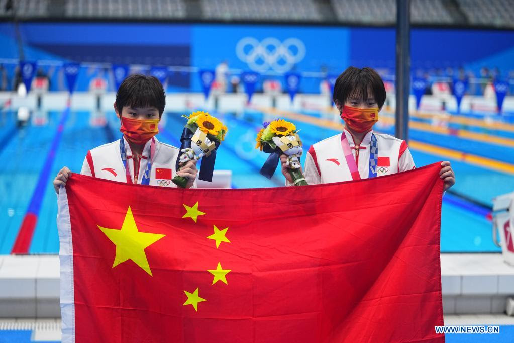 There will be four medals available each for men and women, including two 3m springboard and two 10m platform events. China Clinches 6th Straight Olympic Gold In Women S Synchronised 10m Platform Xinhua English News Cn