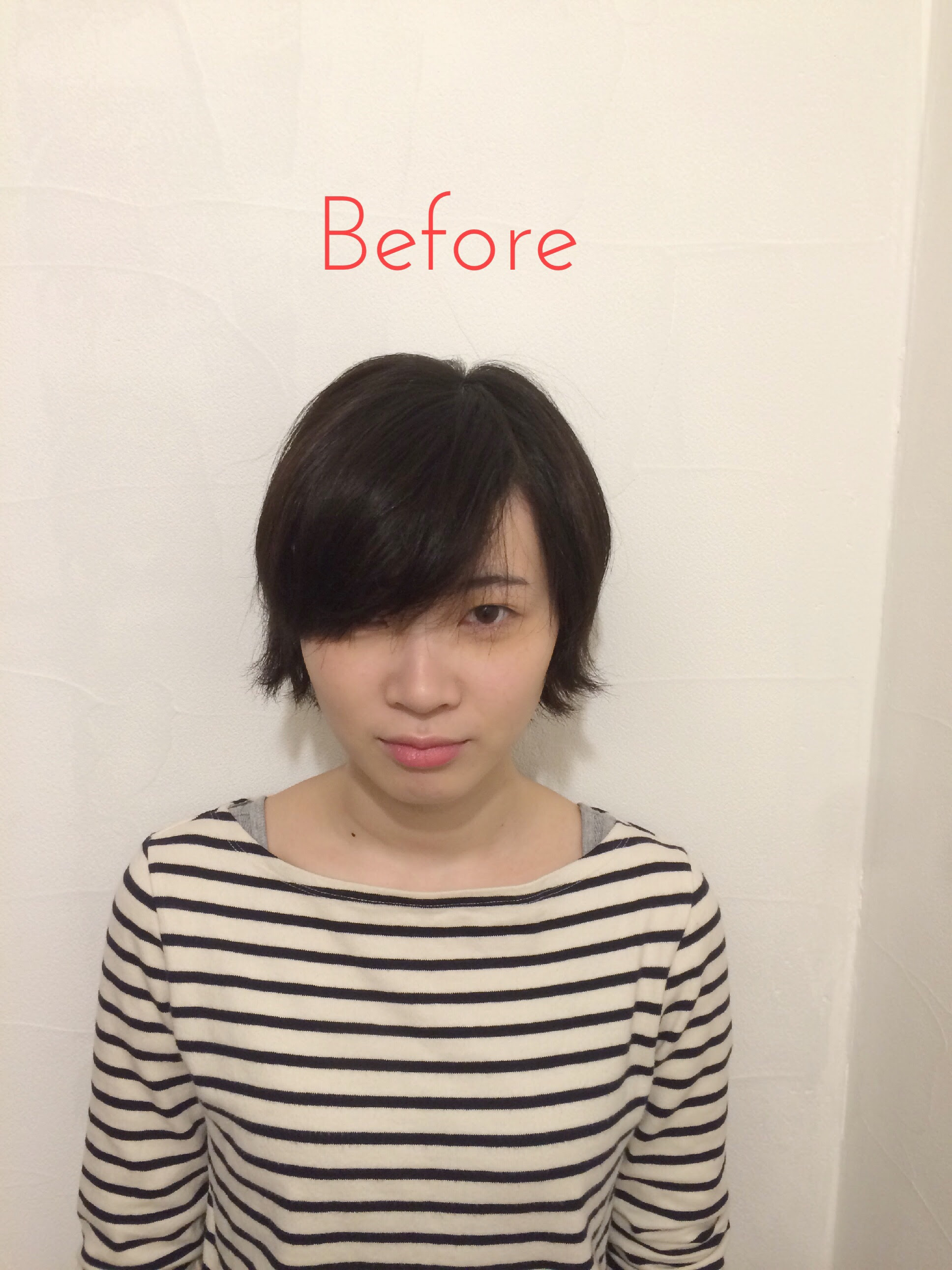 Hd限定ショート 前髪 流し方 無料のヘアスタイル画像