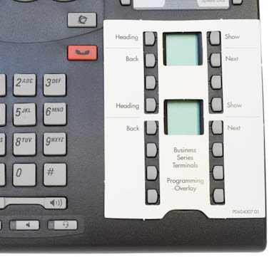 Nortel T7316 Phone Button Template / Nortel T7316e Label ...