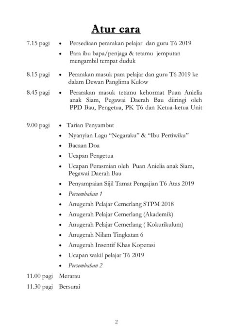 *majlis merakamkan ucapan terima kasih kepada tuan guru besar atas ucapan dan amanat beliau sebentar tadi. Teks Ucapan Wakil Pelajar Majlis Graduasi