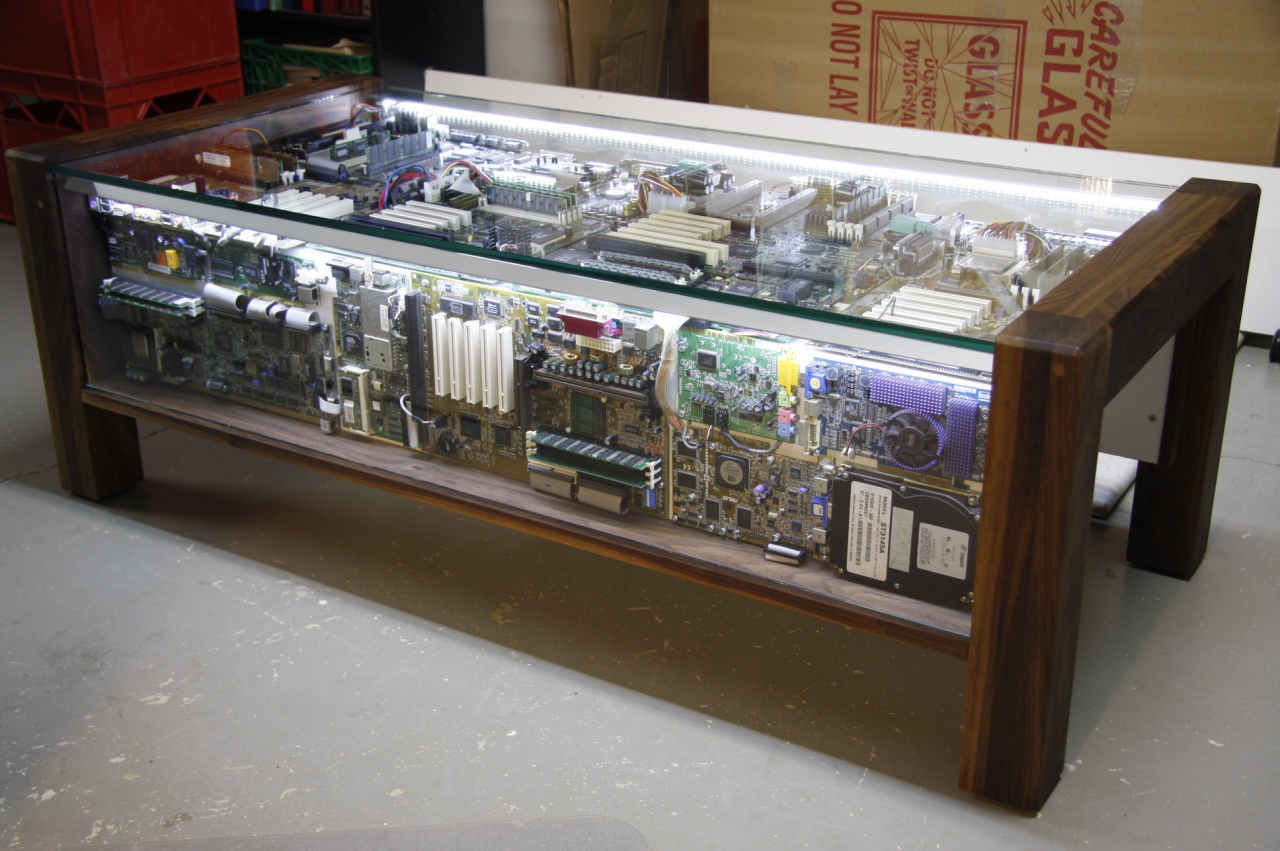 See more ideas about coffee table computer, touch table, coffee table. The Obsolete Computer Parts Sarcophagus Or Coffee Table If You Prefer Bitsofmymind