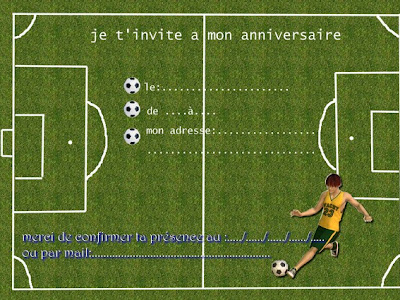 Divers carte anniversaire garçon 8 ans foot 289718