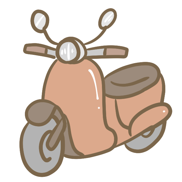 トップ100バイク イラスト かわいい すべての動物画像