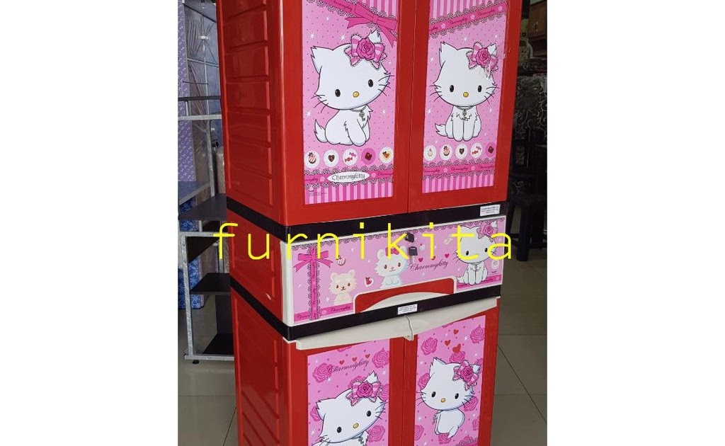 Harga Lemari  Napolly  Hello  Kitty  3 Susun LEMARILA