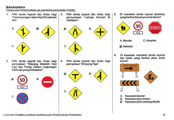 Contoh Contoh Soalan Lesen Memandu - Serial Serials