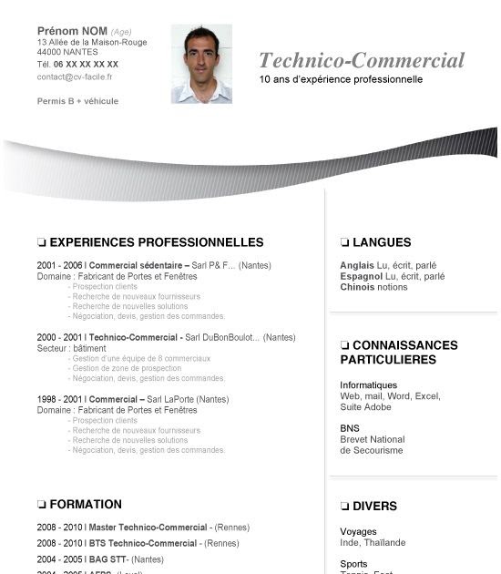 Lettre De Motivation Technico Commercial  Delnancz