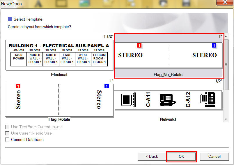 What is an electrical panel label? Label Templates To Wrap Around A Cable Or Wire P Touch Editor 5 X