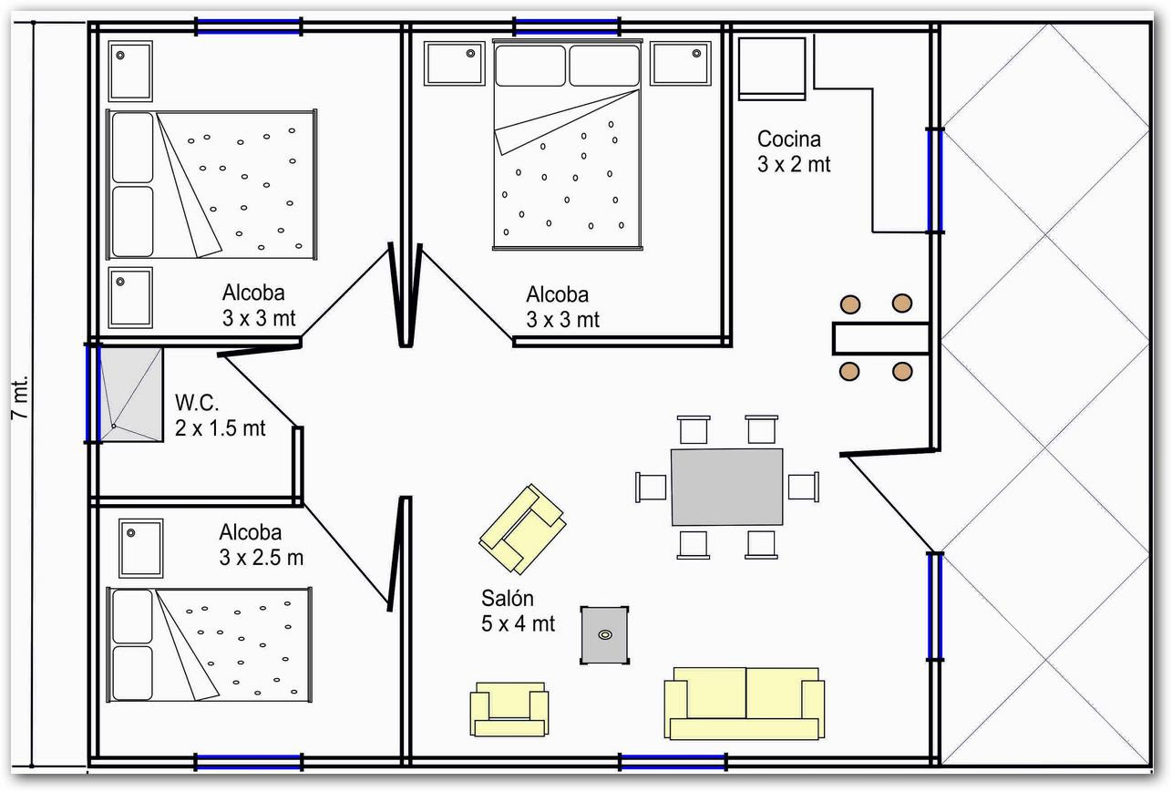 Gambar Desain  Kamar  Tidur 3x4  Contoh Z