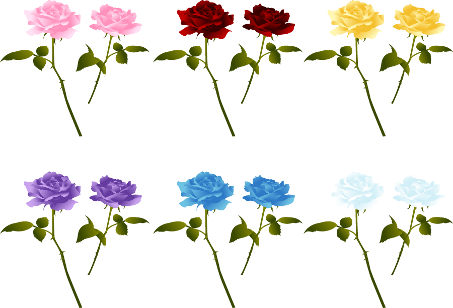 最高の動物画像 ベスト50 薔薇 イラスト 素材