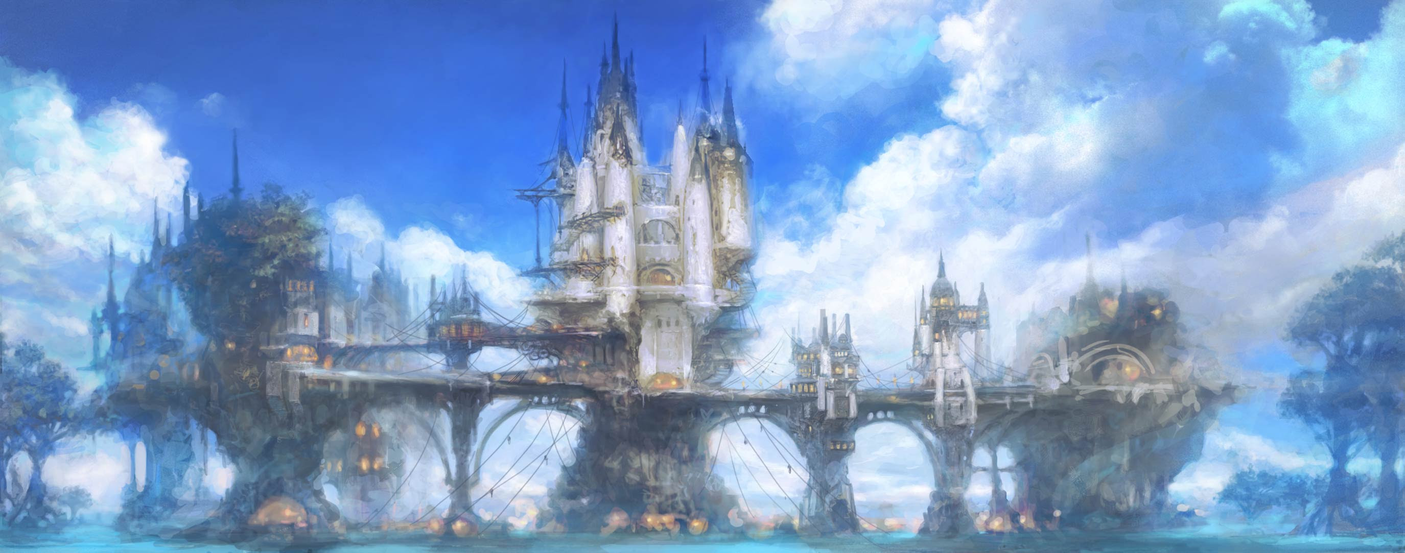Final Fantasy Dual Screen Wallpaper Anime Top Wallpaper