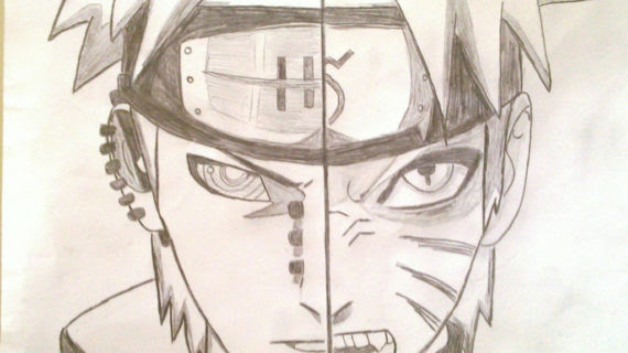 Anime Pencil Naruto Drawing Easy