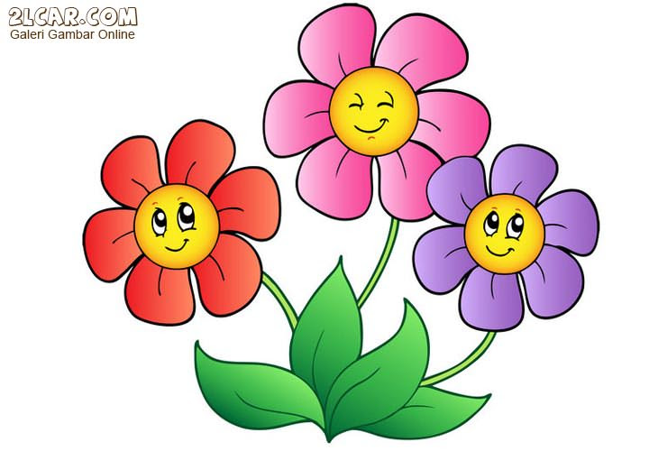 Gambar  Bunga  Kartun  Toko FD Flashdisk Flashdrive