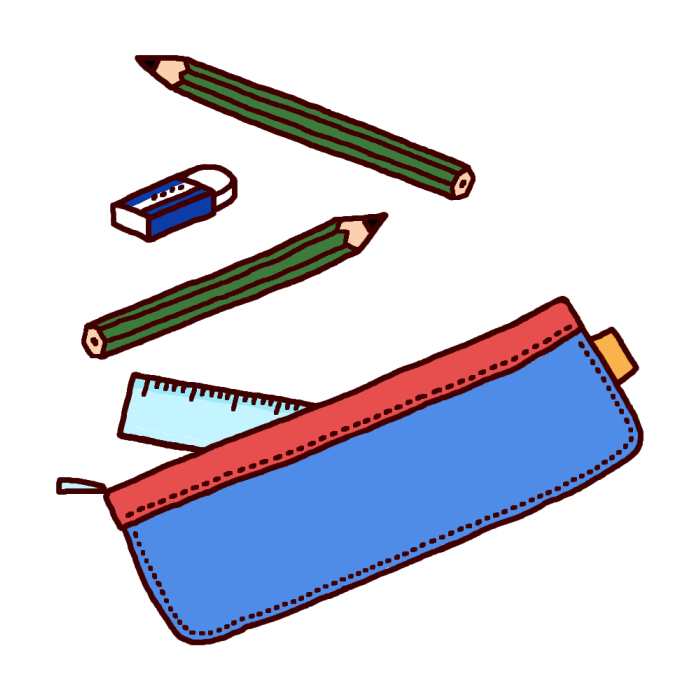 ベスト筆記 用具 イラスト 花の画像