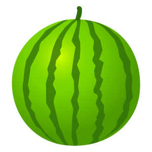 すべての動物の画像 最高すいか イラスト