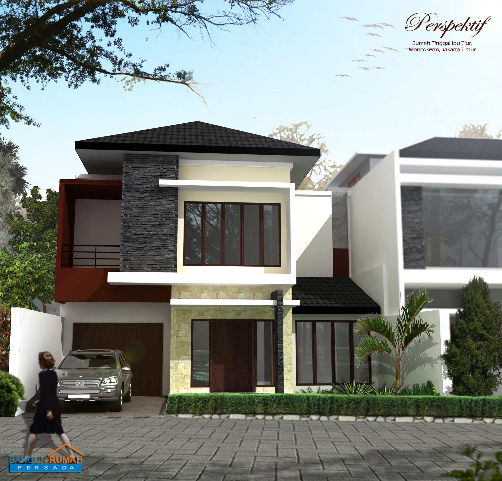 Konsep Populer 21 Desain Rumah Ukuran 6x20 Meter