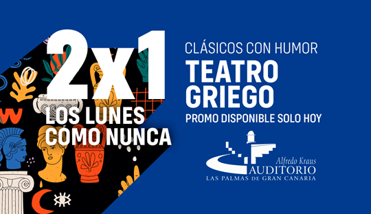 Promoción 2x1 para Teatro griego: hipócritas en escena