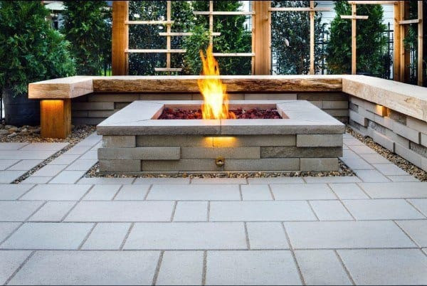 Your friends and family will fall in love with the warmth and comfort this unit provides, as you entertain outdoors. Square Fire Pit Plans Fire Pit