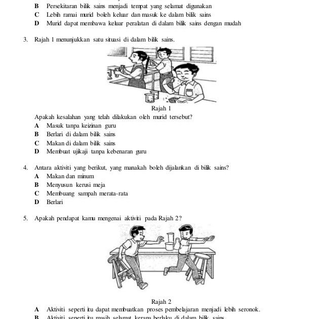 Soalan Sains Tahun 4 Objektif - Sample Site n