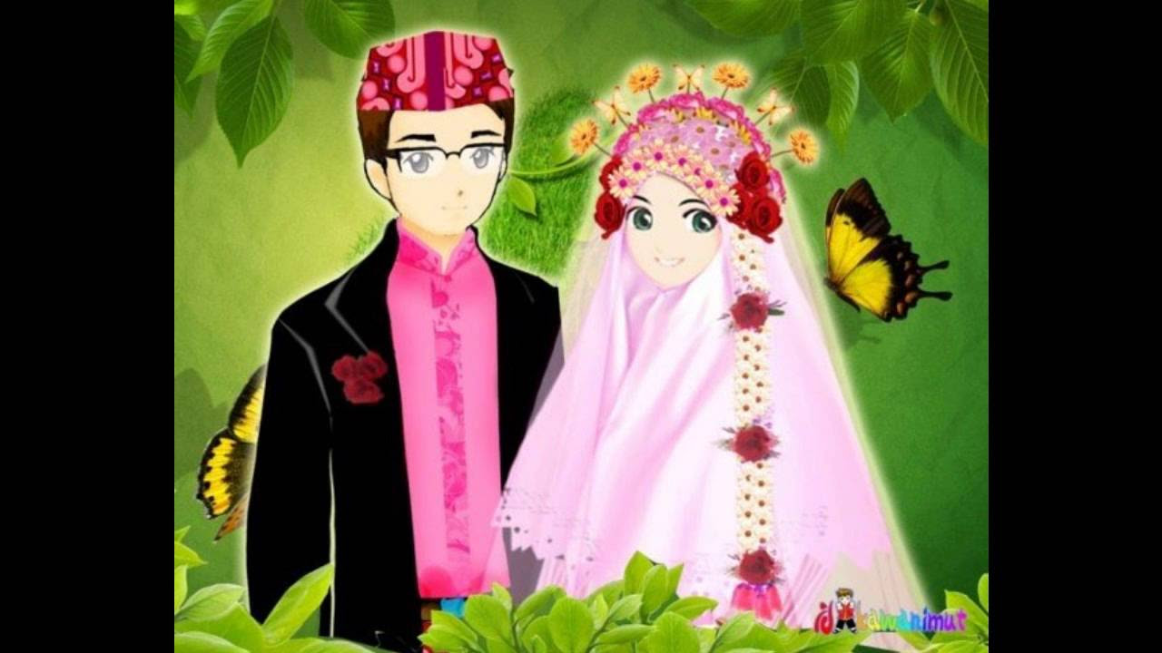 Kartun Muslimah Yang Romantis Gambar Kartun